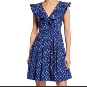 Kate Spade Geo Dot Poplin Dress Size 2 New